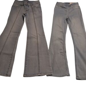 2 Pair Light Blue Flared Jeans